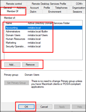 Figure 15 Display User Memberships